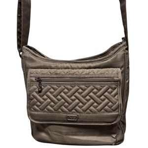 Lug Hopscotch Women's Brown Quilted Shoulder Bag
